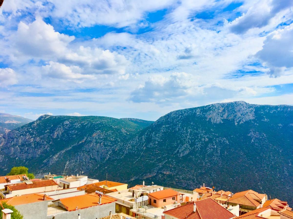 Delphi Celebrity V I P The Navel Of The Earth, Center-Delphi-Penthouse Galaxy&Sky Panoramic View, Harmony&Yoga Διαμέρισμα Εξωτερικό φωτογραφία