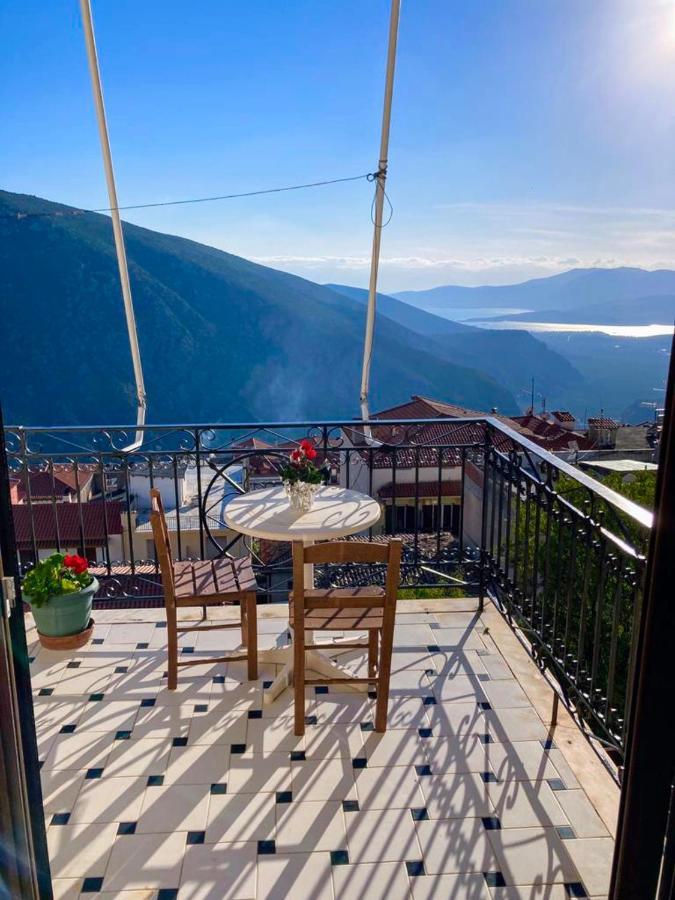 Delphi Celebrity V I P The Navel Of The Earth, Center-Delphi-Penthouse Galaxy&Sky Panoramic View, Harmony&Yoga Διαμέρισμα Εξωτερικό φωτογραφία