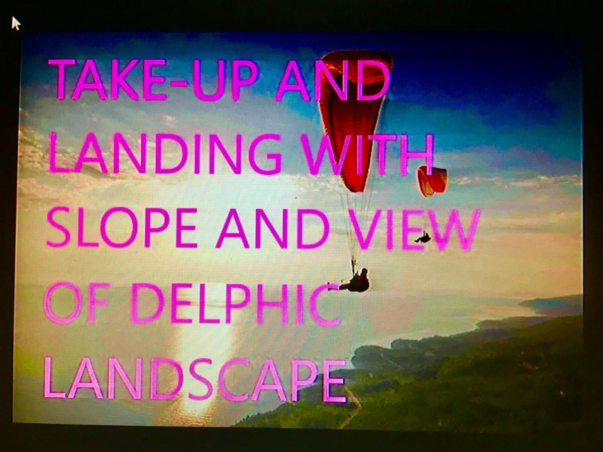 Delphi Celebrity V I P The Navel Of The Earth, Center-Delphi-Penthouse Galaxy&Sky Panoramic View, Harmony&Yoga Διαμέρισμα Εξωτερικό φωτογραφία